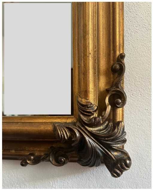 Espelho de parede dourado estilo Barroco