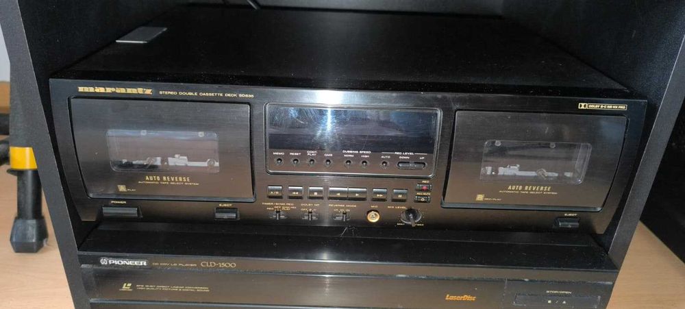 Leitor de cassetes Marantz SD535, 100% funcional, em estado impecável