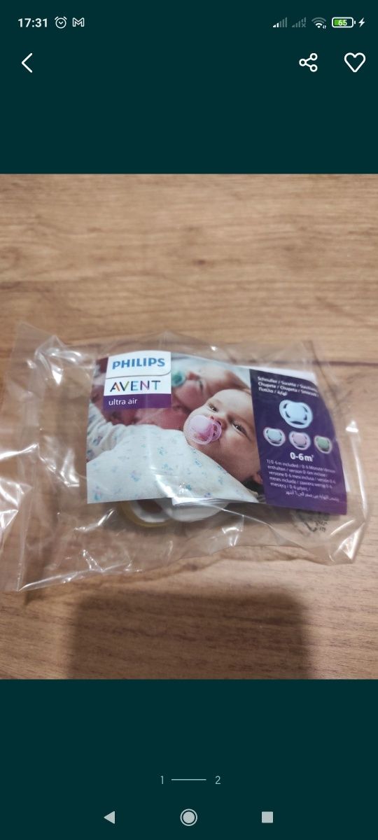 Smoczek Philips Avent 0-6