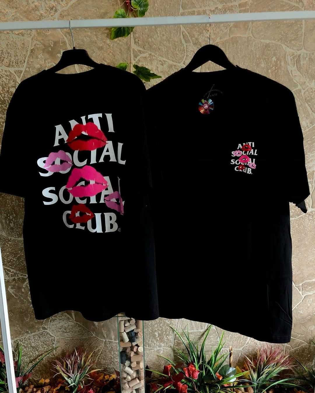 Мужская футболка anti social social club assc