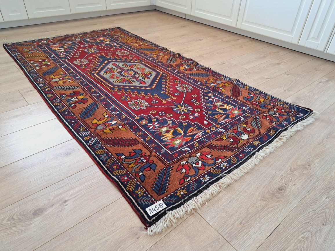 Przepiękny unikatowy Turecki ręcznie tkwelnainy dywan Yahali 102x192cm