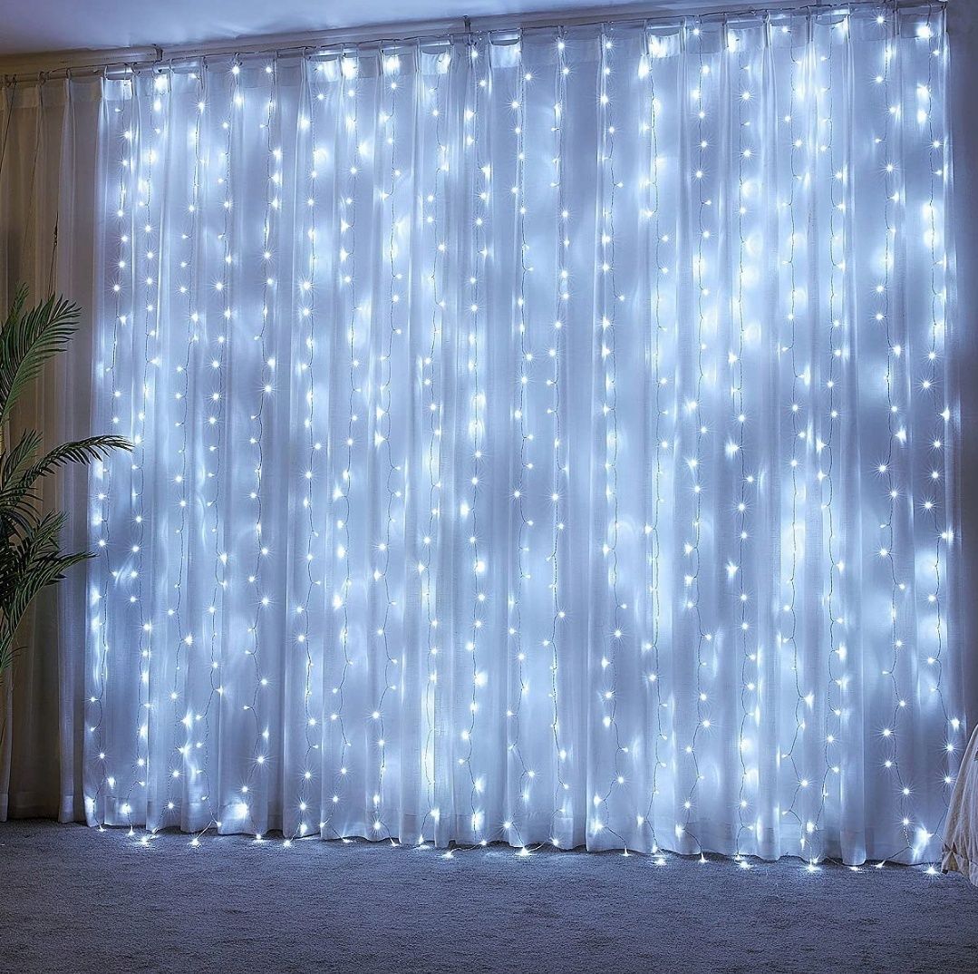 Girlanda/kurtyna świetlna  na prąd 3m/1 m Led