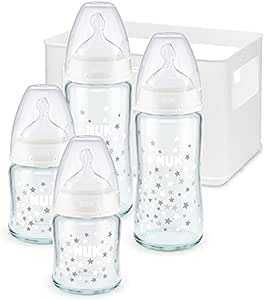 Zestaw startowy szklanych butelek dla niemowląt NUK