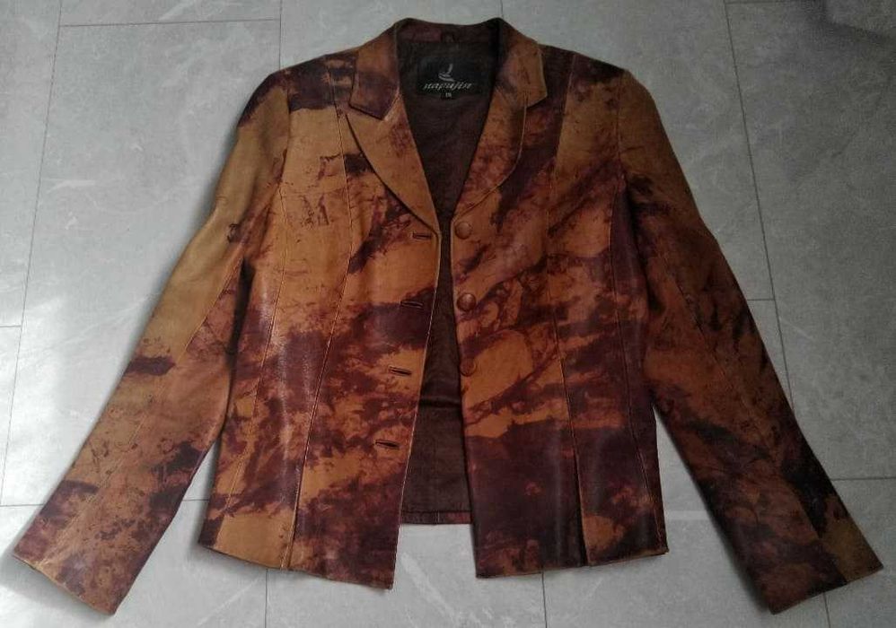 Пиджак женский кожаный