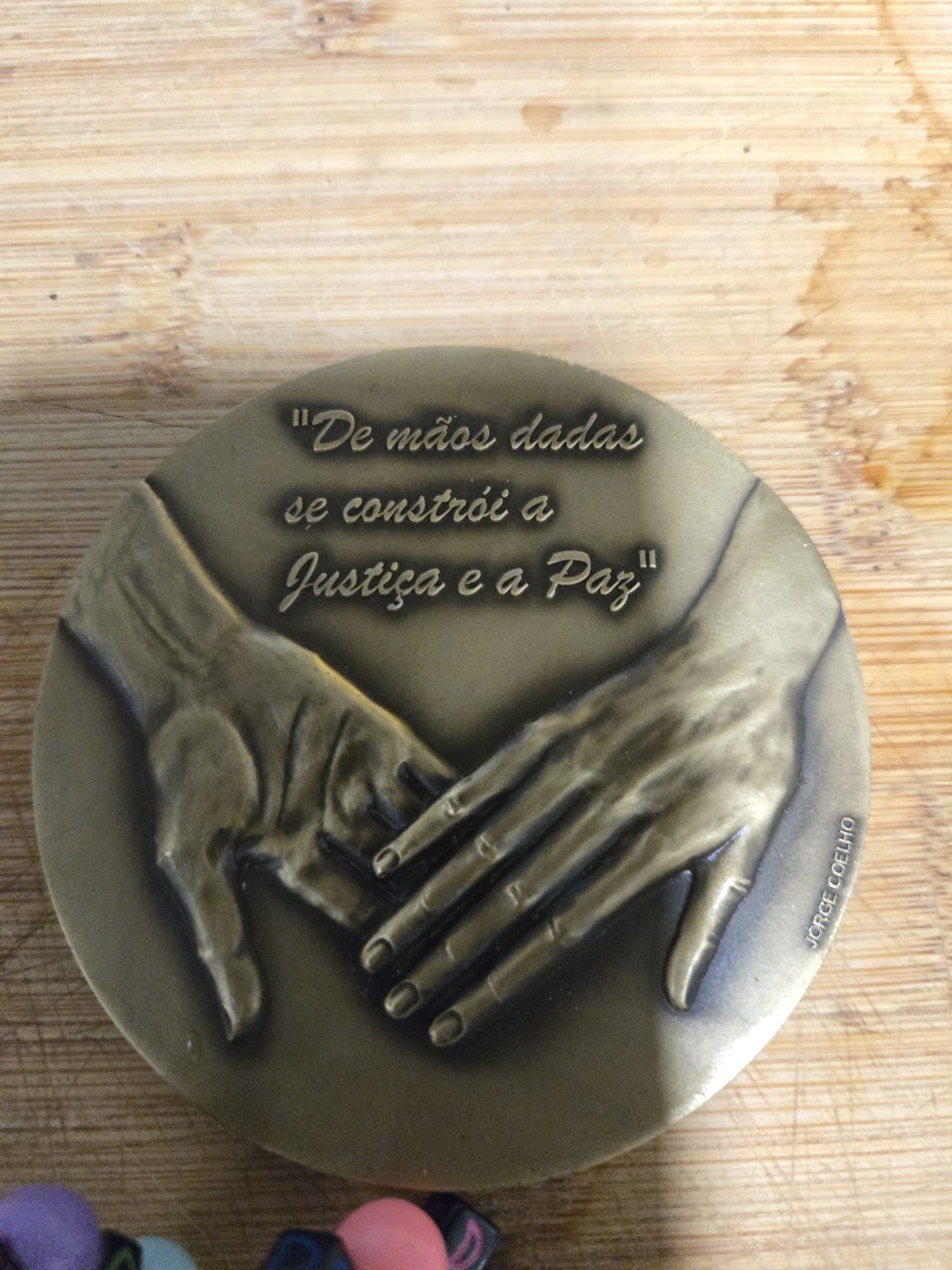 Medalha bronze de Jorge Coelho