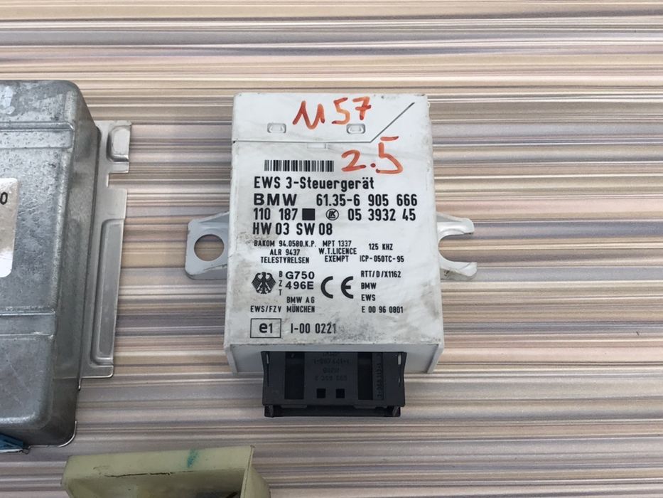 EWS ЕВС Комплект БМВ Е39 М57 2.5d Рестайл Имобилайзер Замки Мозги Блок
