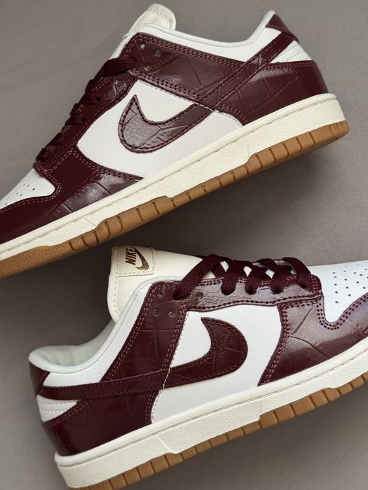 36-45 Nike SB Dunk Burgundy Croc