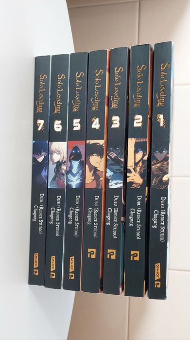 VENDO conjunto 7 livros Solo Levling (como NOVOS)