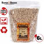 Zrębki Wędzarnicze Super Smoke JABŁOŃ KL-08 (6-8mm) Medium 6L Doypack