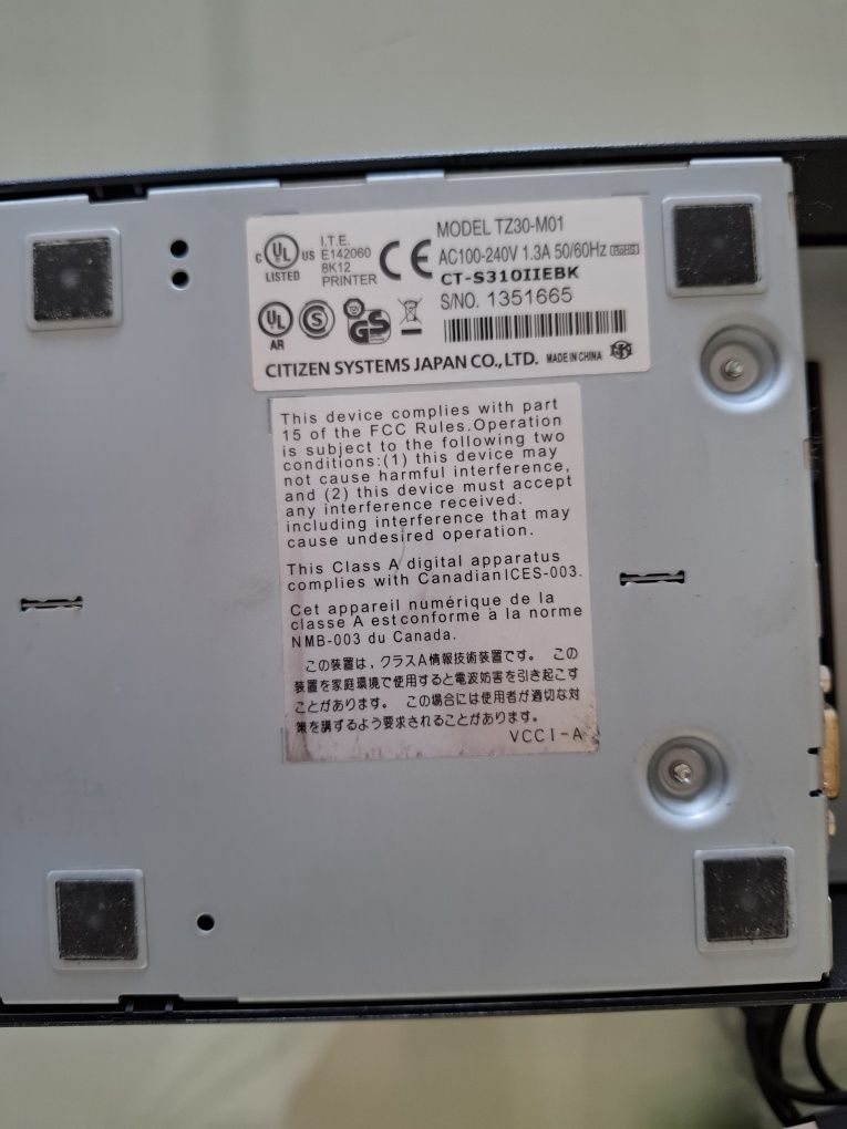 Impressoras térmica de talões Citizen TZ30-M01