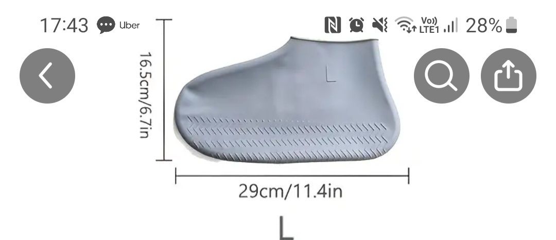 Silikonowe osłonki na buty