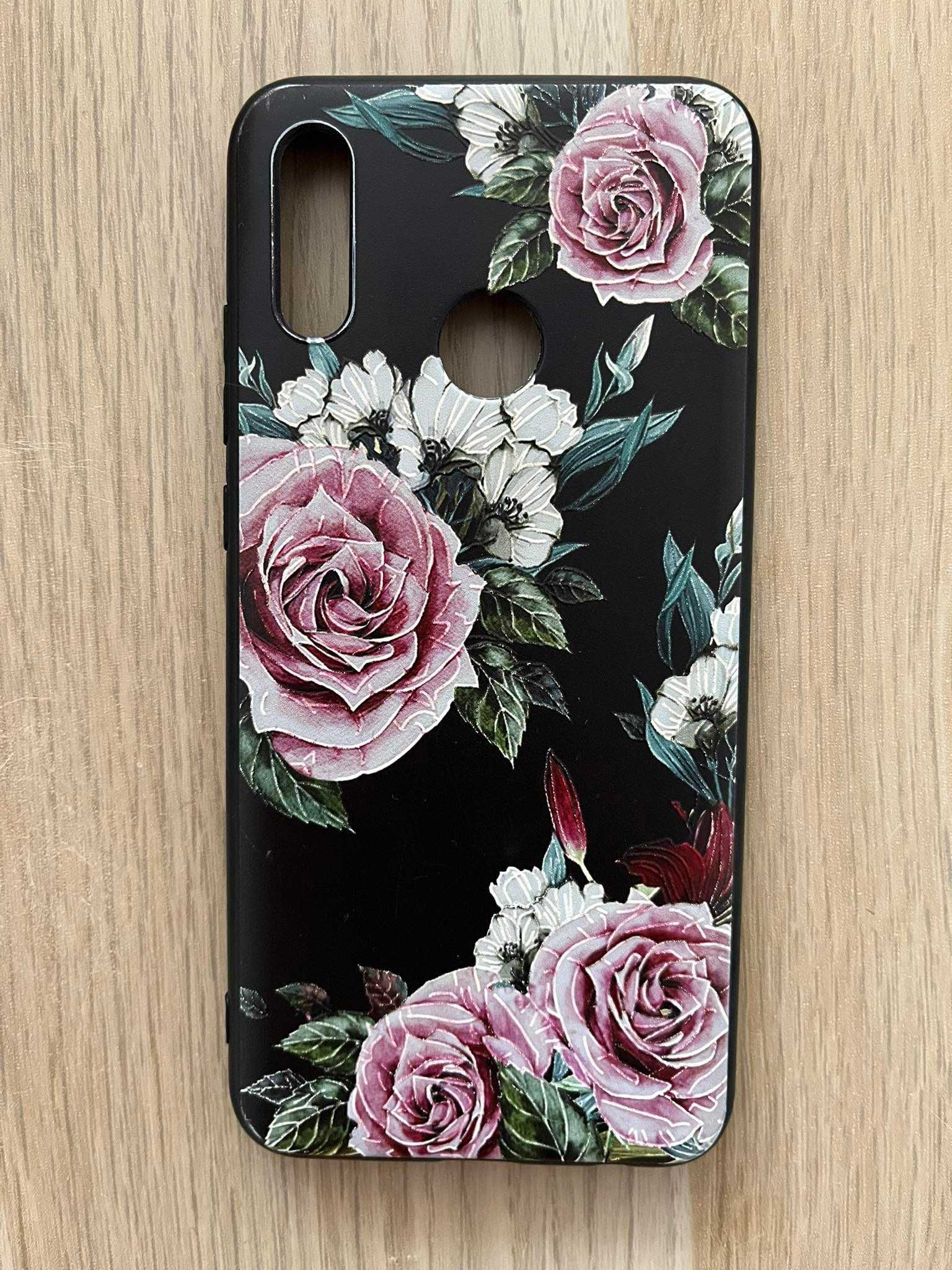Case Etui Huawei P Smart 2019 w kwiaty