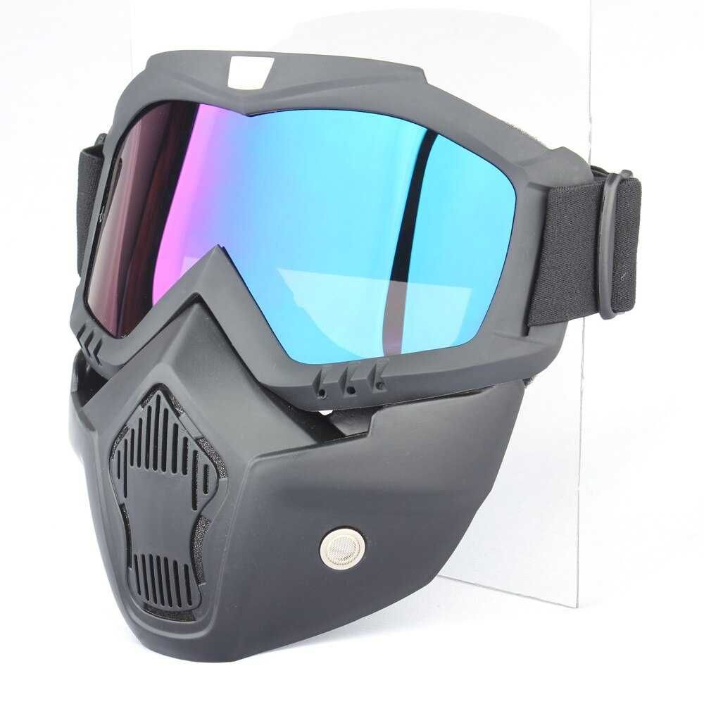 Wiatroszczelna maska gogle okulary sportowe do jazda motocross narty