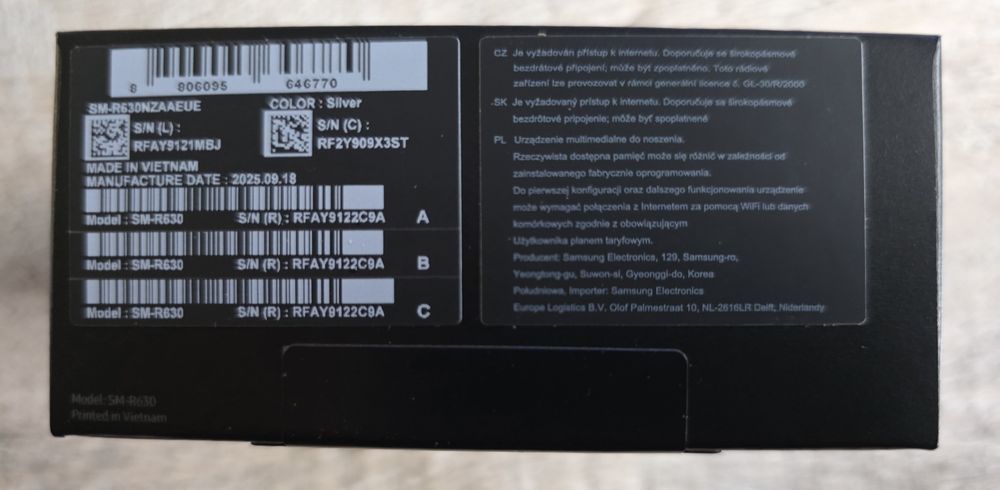 Słuchawki bezprzewodowe Samsung Galaxy Buds 3 Pro NOWE 2 lata gwarancj
