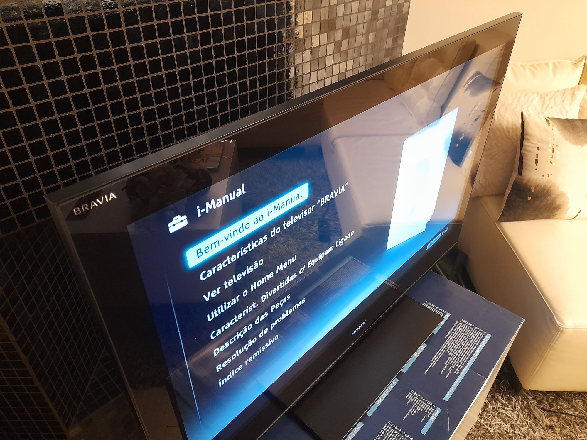 Televisor Sony LCD Bravia 1,00mt x 0,65cm