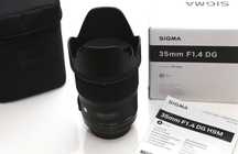 Об'єктив Sigma 35mm 1.4 ART DG HSM Canon EF Повністю новий комплект