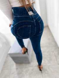 Legginsy DOUBLE Push UP Me&Jan Jeans LUXURY Blue