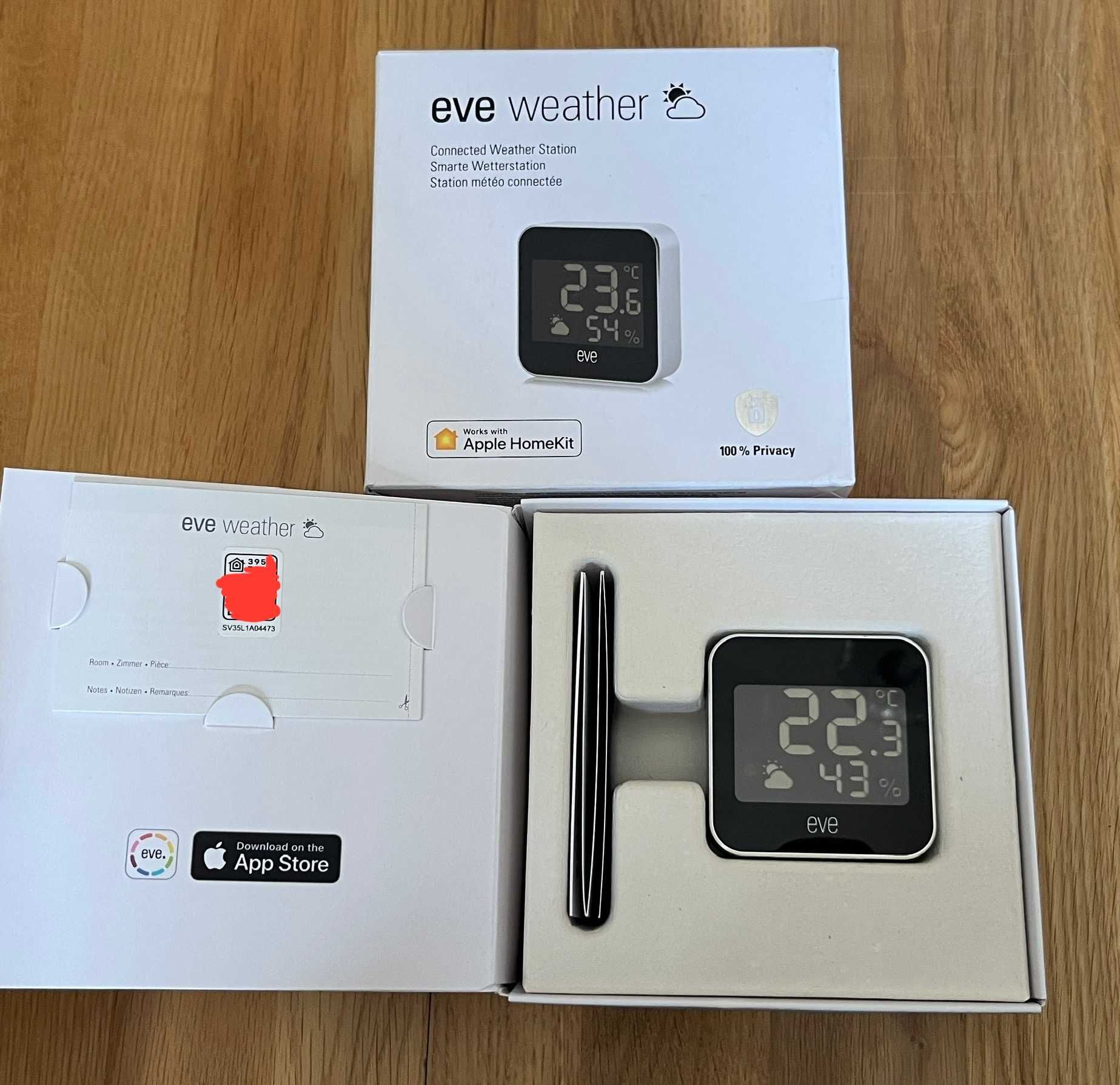 Czujnik zewnętrzny Eve Weather 20EBS9901 THREAD - Apple Homekit