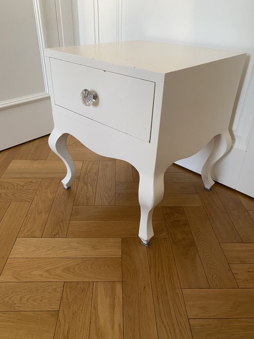 Szafki sypialnia komplet dwie  sztuki biale