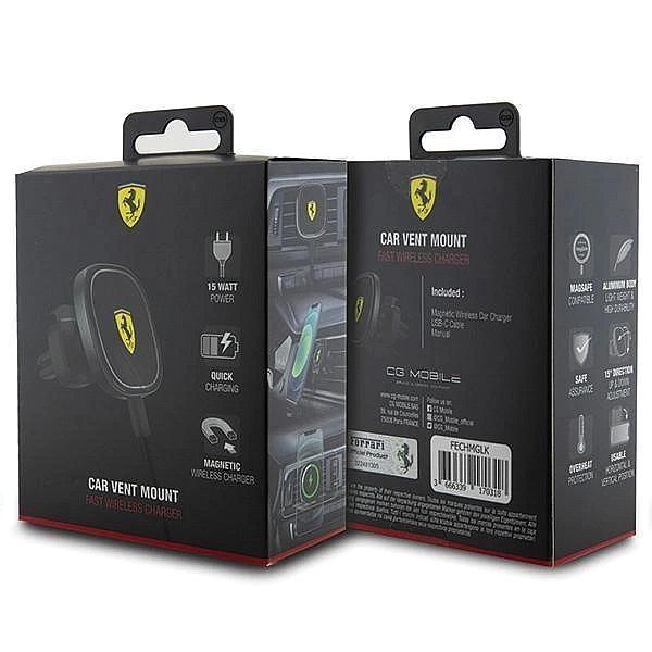 Ładowarka samochodowa Ferrari 2023 Collection MagSafe indukcyjna 15w d