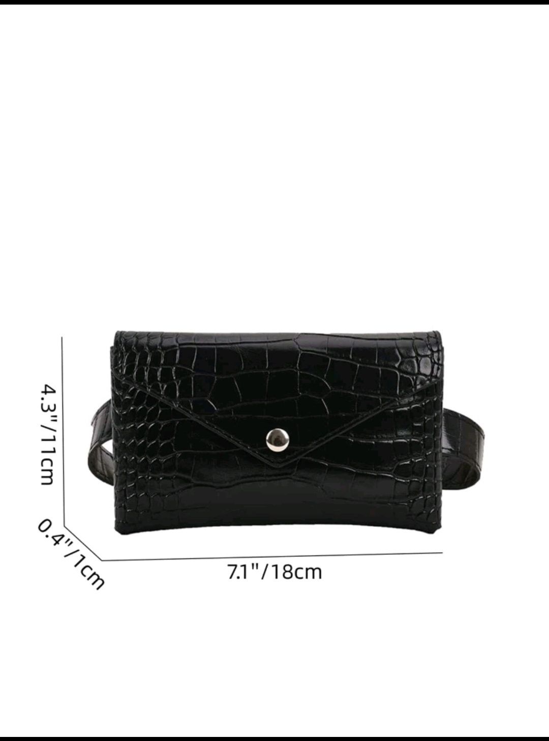 Bolsa com cinto preto