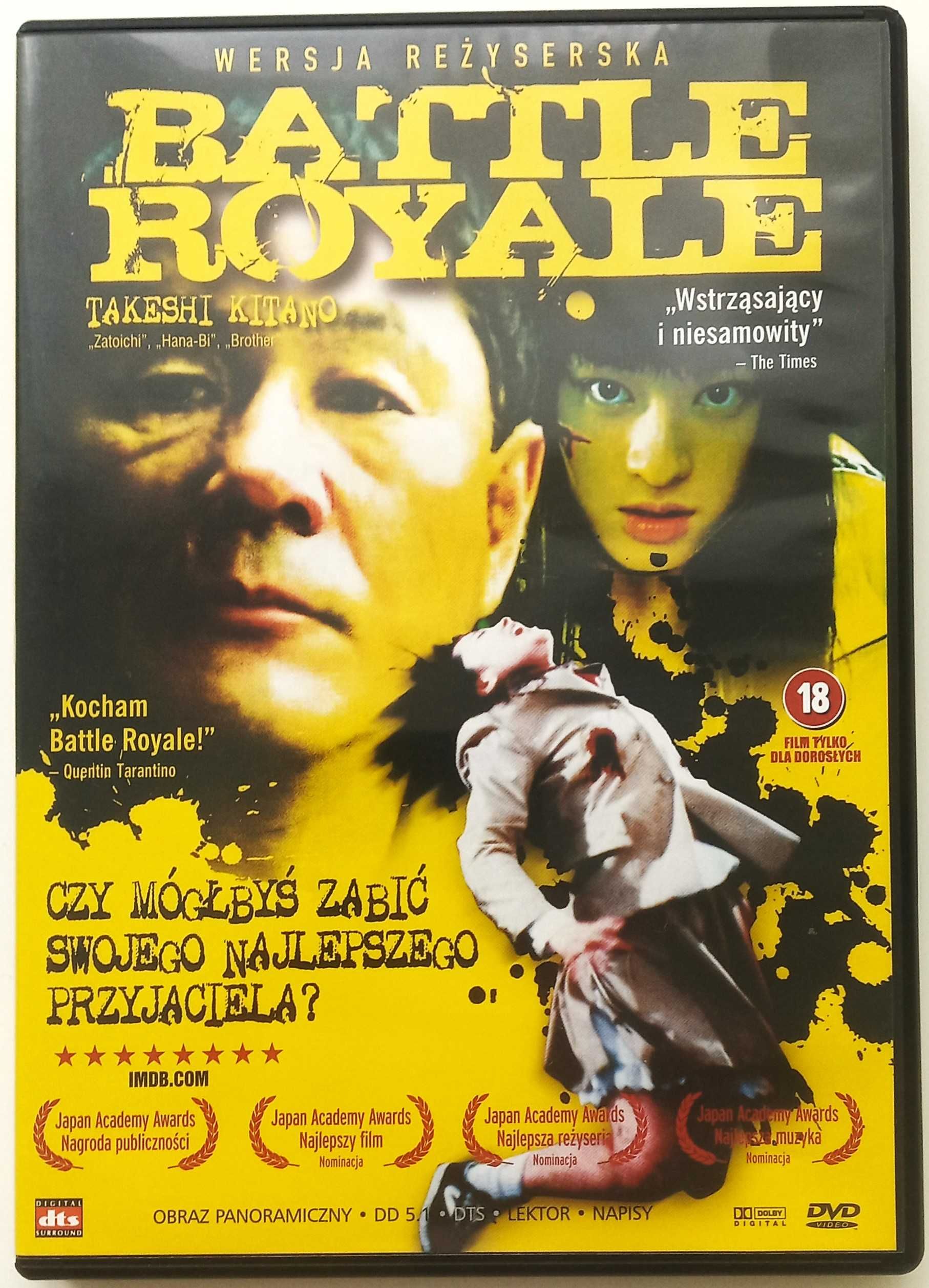 Film Battle Royale wersja reżyserska płyta DVD