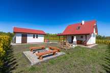 Dom Mazury jezioro sauna balia cisza samotny dom bez sąsiadów