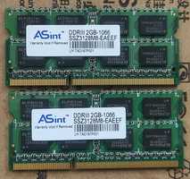 Elpida SODIMM DDR3 4Gb (2+2) 1066MHz 8500s