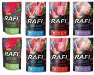 Rafi 4 pyszne smaki !!! karma dla psa saszetki - 3,2kg. pycha !!