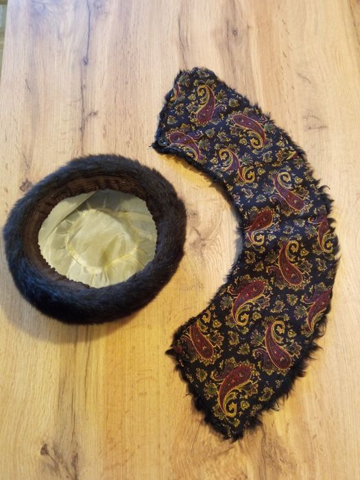 Czapka i kołnierz z futra