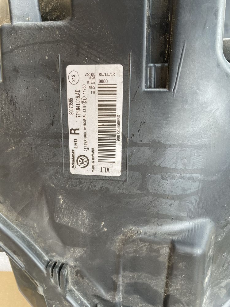Oryginalne lampy przednie VW T6 Volkswagen T6 OE lewa oraz prawa
