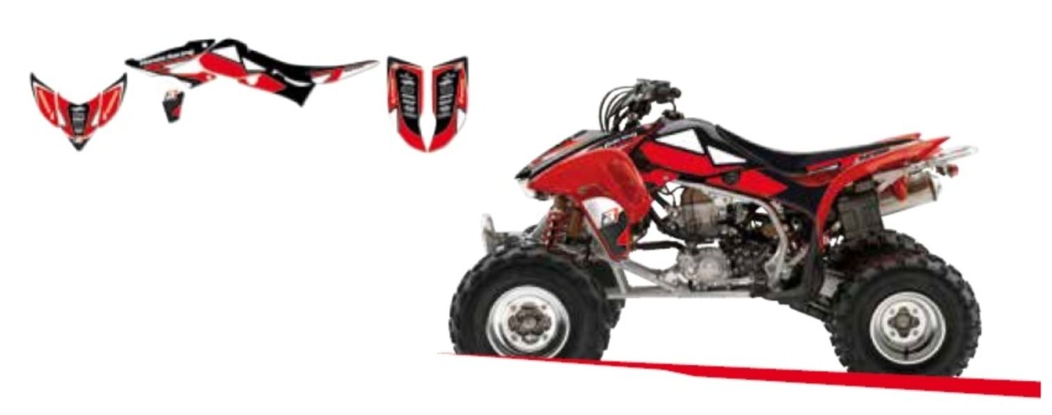 Okleina Komplet naklejek oklein Honda TRX 450 rok 04-23 Nowa