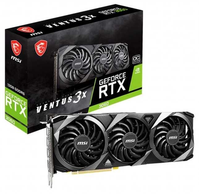 Гарантія! RTX 3060 12GB MSI Ventus 3X OC Ігрова відеокарта ТехноБро