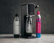 SodaStream ART Retro Saturator Bezprzewodowy + Butelka 1L + Nabój CO2