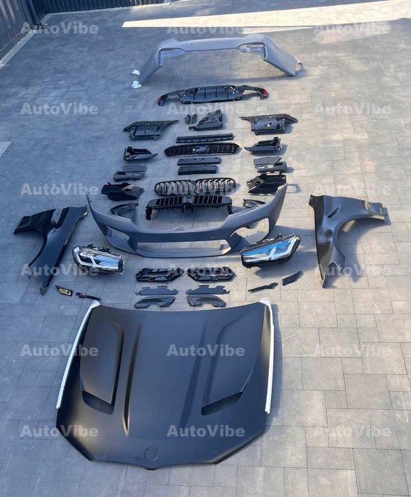 комплект рестайлинга обвес бмв г30 bmw бмв g30 стиль m5 f90 lci бампер