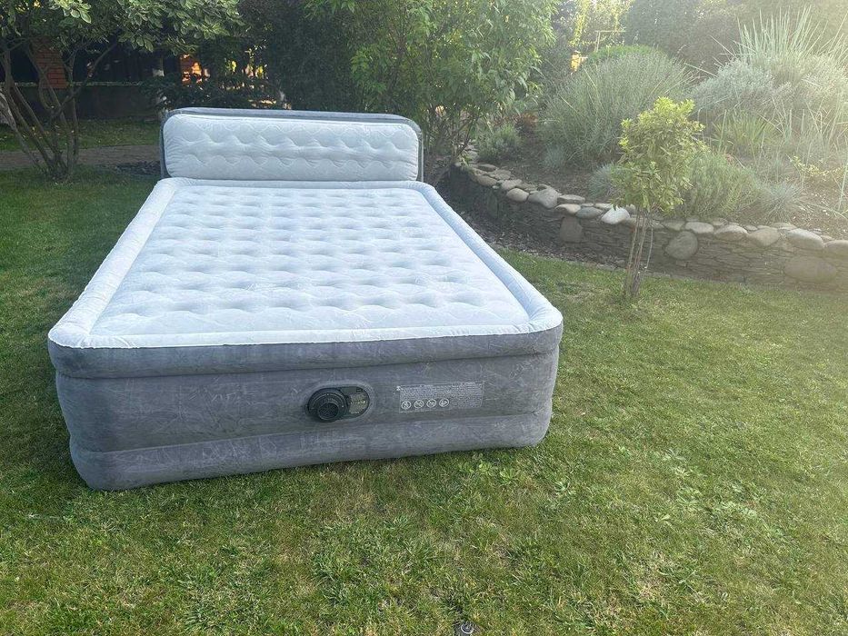 Надувная кровать двуспальная + насос‼️ Матрас Ліжко надувне з бильцем