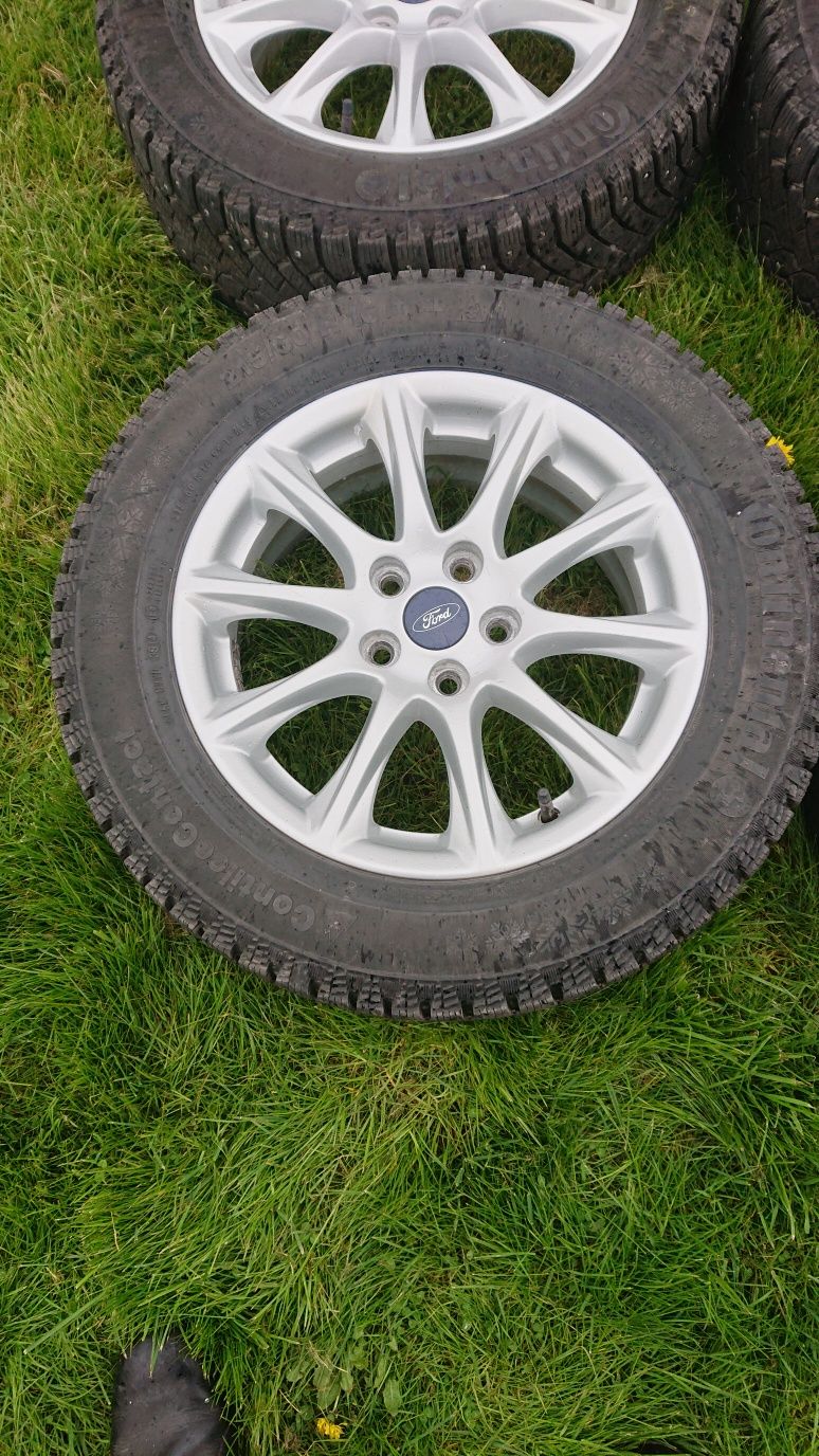 Alufelgi Ford Focus, Mondeo R16 z oponami zimowym, TPMS. i