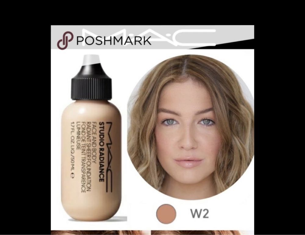 MAC studio radiance тон основа для обличчя і тіла коліp W2;W4;N4