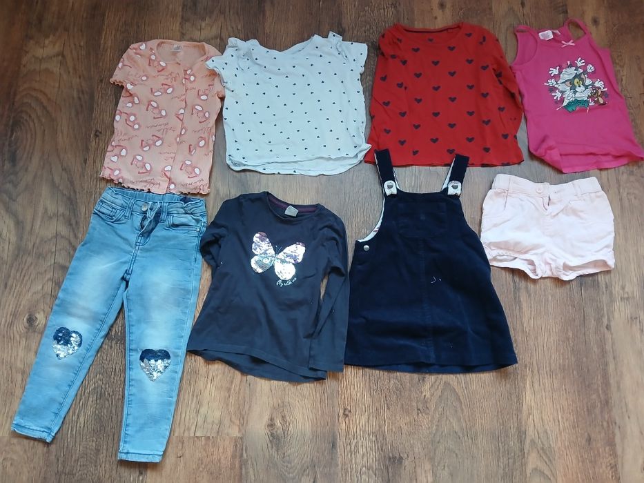 Ubranka dla dziewczynki r.98, 104,110