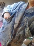 Kurtka katana jeansowa retro vintage