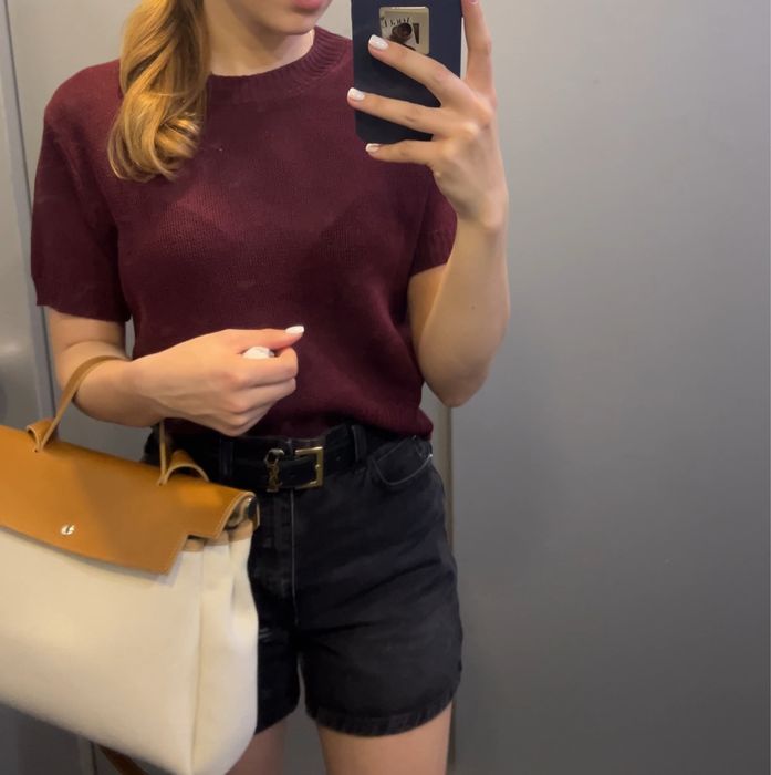 Напівпрозора трендова кофтинка Mango