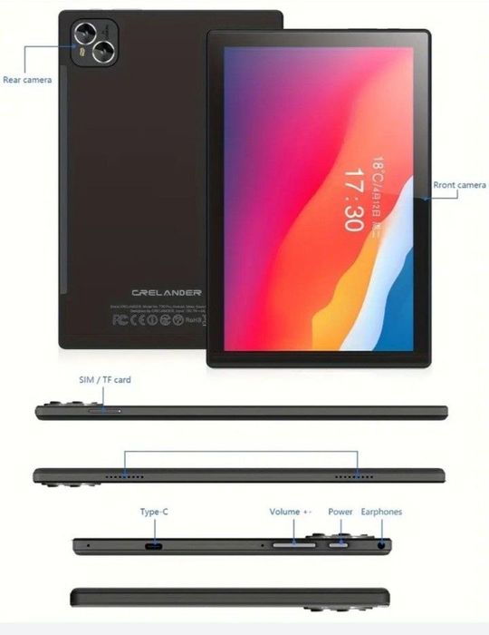6/128Gb, новый планшет ,с комплектом, телефон планшет, sim4G
