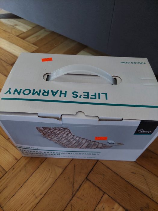 Materac przeciwodleżynowy z kompresorem nowy 200x90x7cm