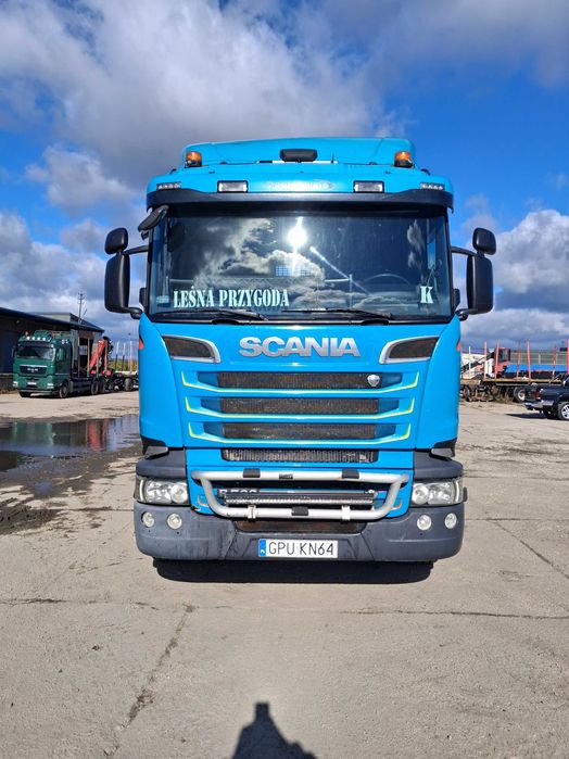 Scania R560 6x4 do drewna lasu