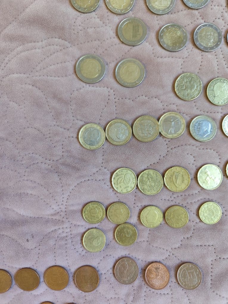 Еврові монети для колекції продаж або обмін