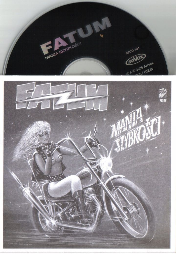 Fatum "Mania szybkości" CD unikat
ROCK