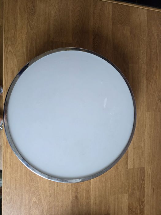 Lampa sufitowa plafon srebrny