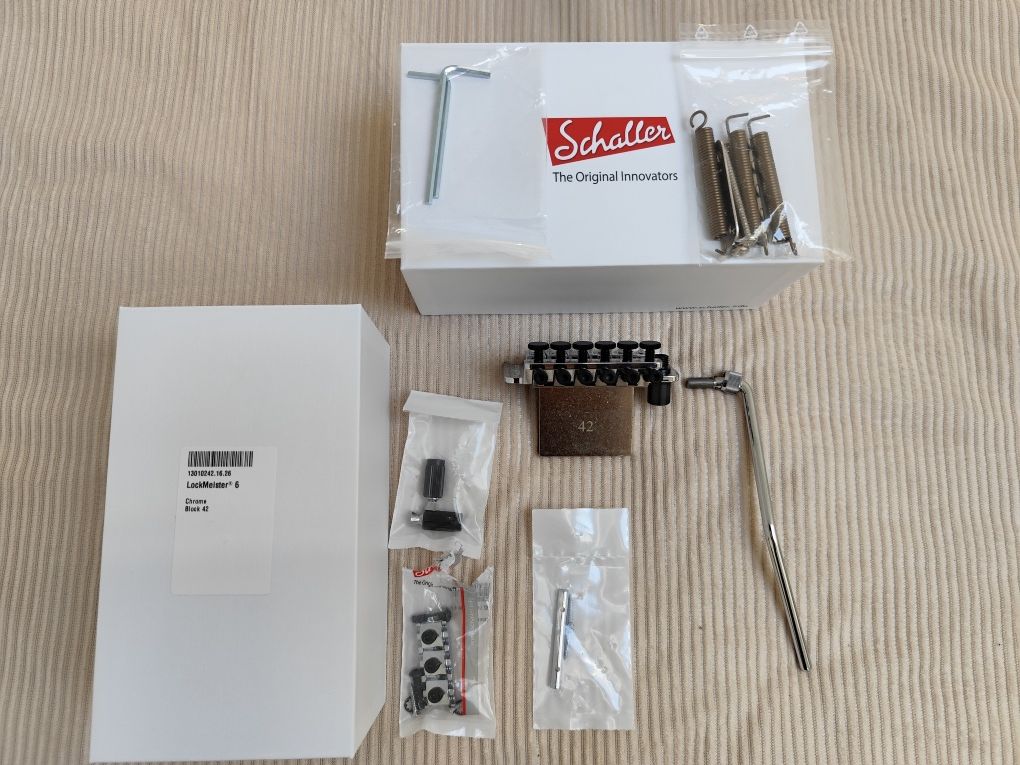 Tremolo  Schaller Lockmeister 6  Nut R2/ Radius 16