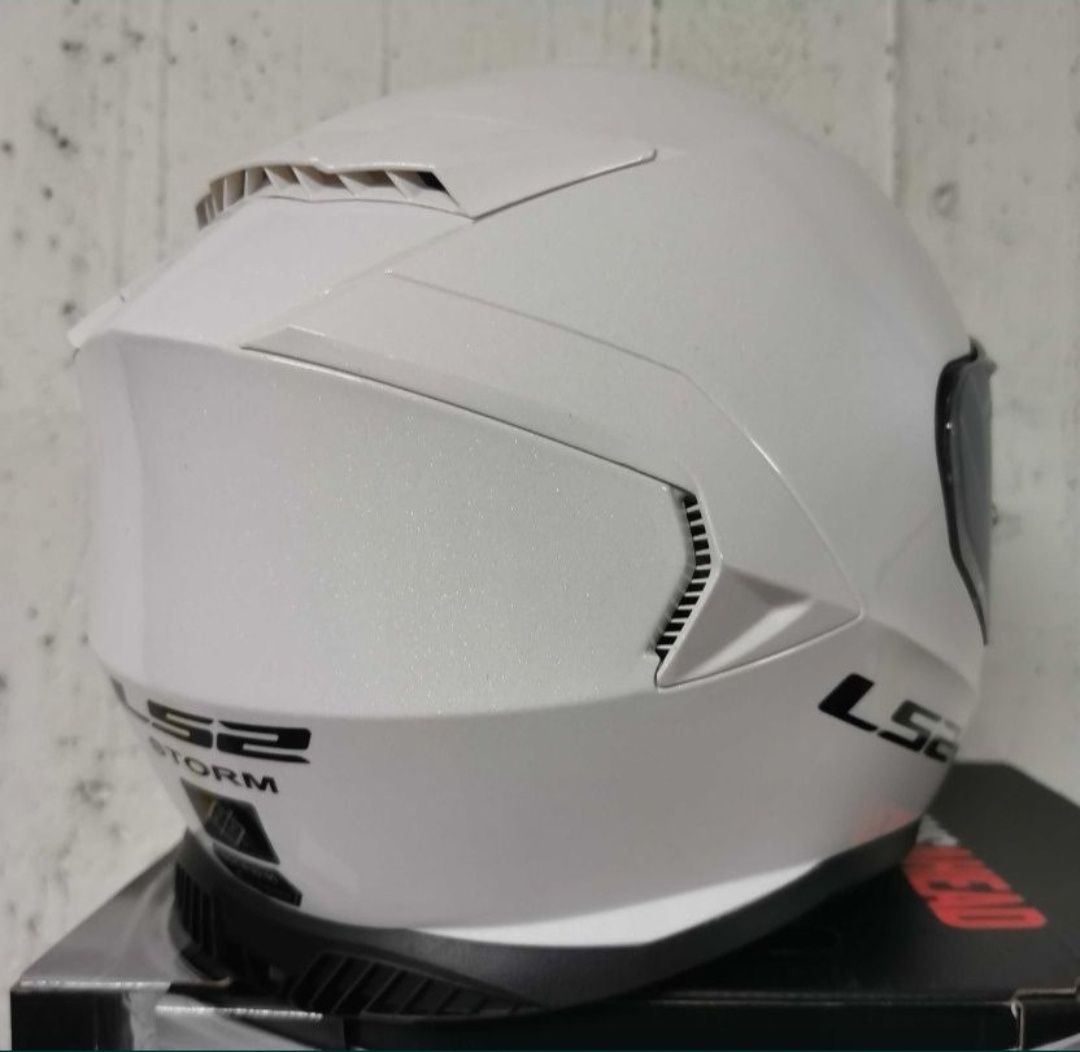 Capacete LS2 FF 800 Storm Branco Brilhante ( M )( NOVO )