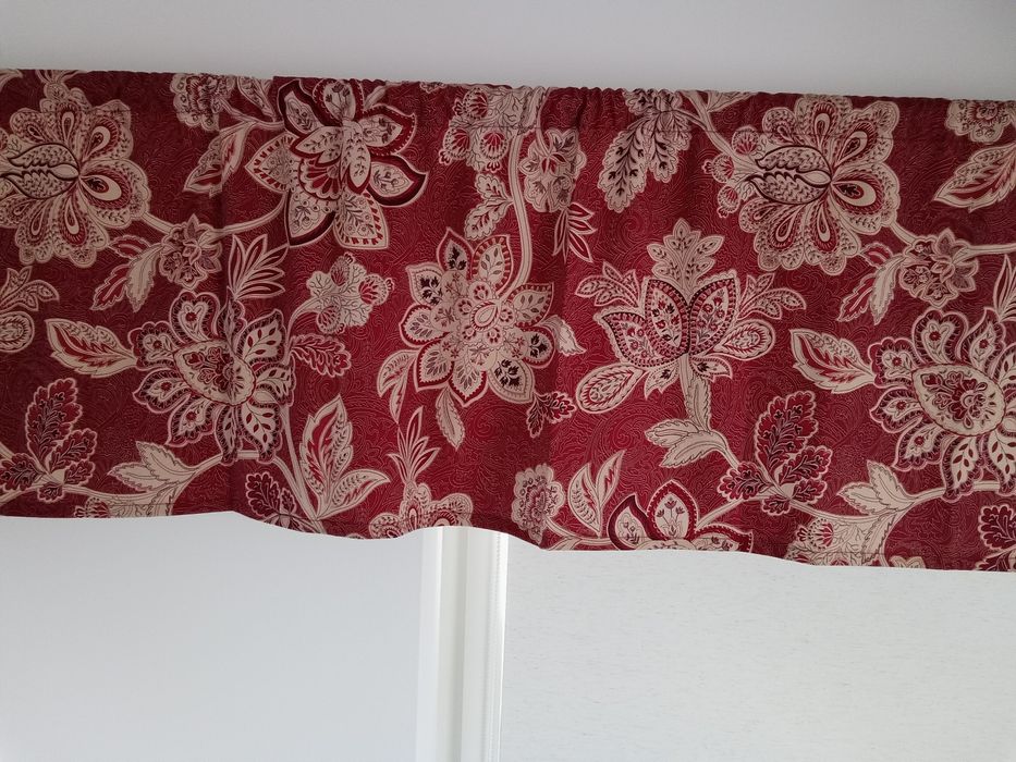 2x zasłona panel 3x lambrekin paisley boho hippie